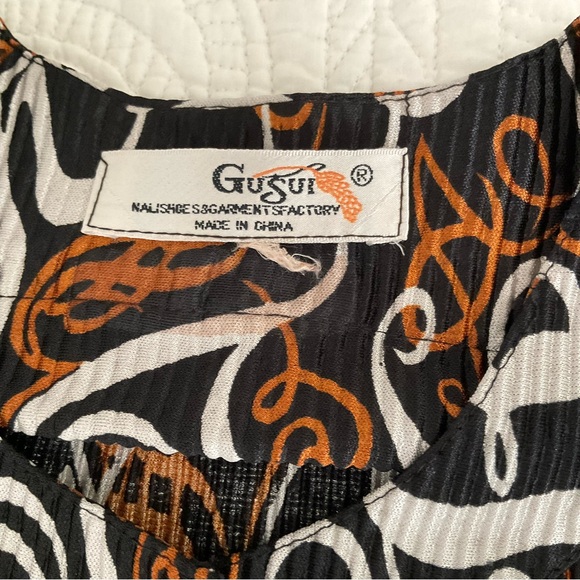 GUSUI, VINTAGE WOMEN BLOUSE, SIZE: L/G - Picture 13 of 13